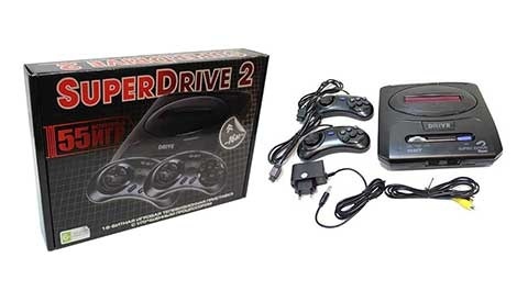 Игровая приставка Super Drive 2 Classic +55