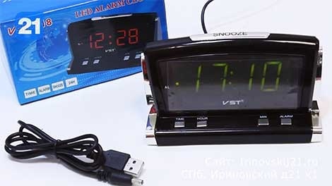 VST 718 - электронные часы с функцией будильника