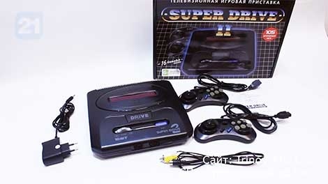 Игровая приставка Super Drive 2 Classic +105