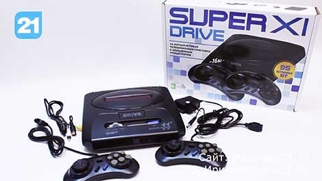 Классическая 16 битная игровая приставка Super Drive 11