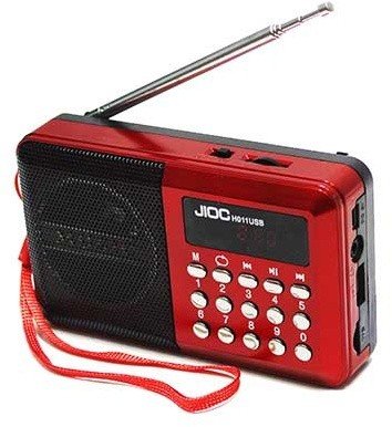 Радиоприемник Jioc H-011 (Дисплей\USB\microSD\АКБ18650)