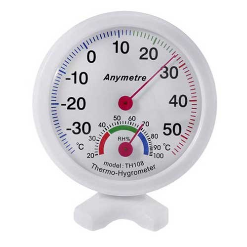 Термометр-гигрометр круглый TH-108