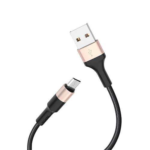 Кабель USB A - micro USB B (1 м) Hoco. X26 Black