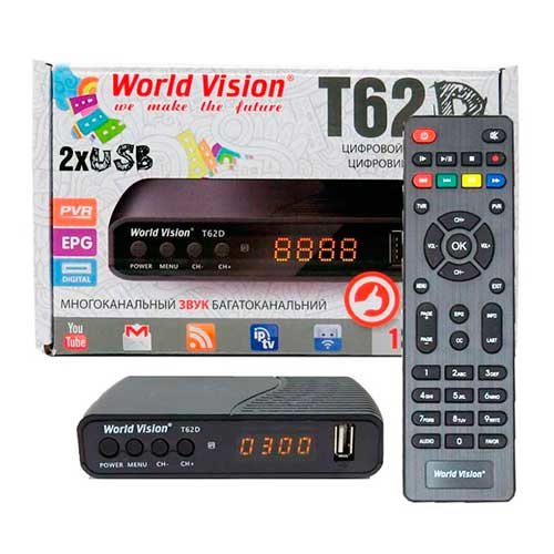 World Vision T62D + кабель 3RCA