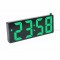 Космос X0712L часы настольные (черный корпус, зеленые цифры)