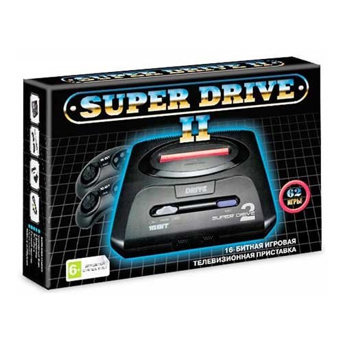 Super Drive 2 Classic +62 - игровая приставка 16-бит