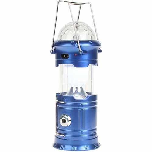 Кемпинговый фонарь с цветомузыкой YT-1232 Blue