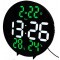 DS 3813L часы настенно/настольные (белое время)
