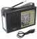 Радиоприемник Meier M-557BT чёрный (USB/TF/BT/часы) + фонарик