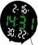DS 3813L часы настенно/настольные (зелёное время)