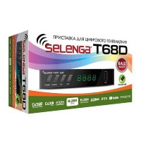 Selenga T68D DVB-T2/C с дисплеем, Wi-Fi