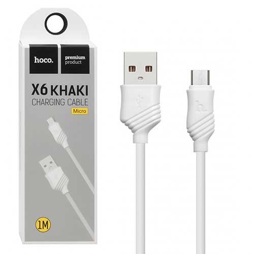 Кабель USB A - micro USB B (1 м) Hoco. X6