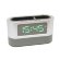 Часы-будильник с подставкой LL-038 (серый корпус, зеленые цифры)