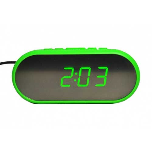 VST 712Y-4 часы настольные с ярко-зелеными цифрами