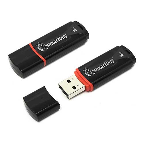 USB Flash 8Gb Smart Buy Crown черная