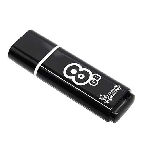 USB Flash 8Gb Smart Buy Glossy черная