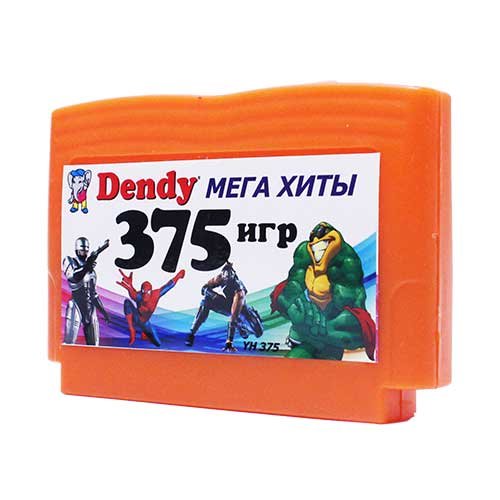 375 in1 Мега Хиты Денди (Aladdin,Battletoads,Duck Tale,Mermaid,Felix...) [Dendy]