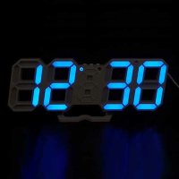 VST-883 часы настольные с синими цифрами