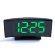 DS-3621L часы-будильник (черный корпус, зеленые цифры)