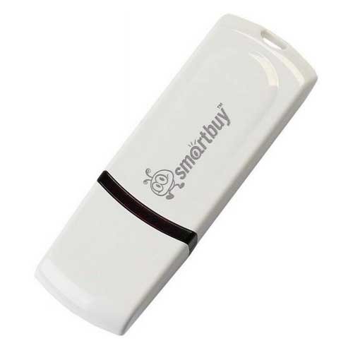 USB Flash 8Gb Smart Buy Paean белая