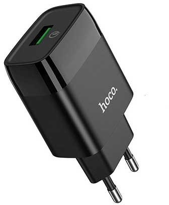 Зарядное устройство USB Hoco. C72Q Black Quick Charge 3.0