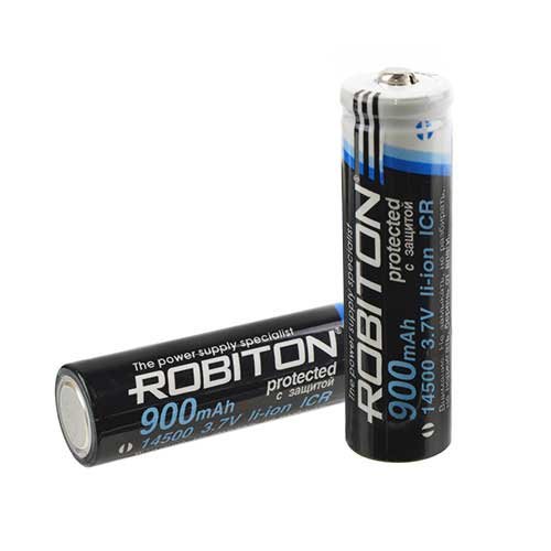 Аккумулятор 14500 Robiton 900 mAh Li-Ion(защита)