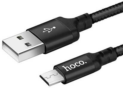 Кабель USB A - micro USB B (2 м) Hoco. X14 Black
