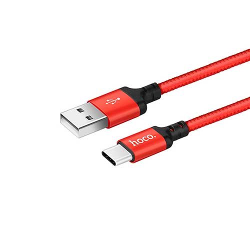 Кабель USB A - USB Type-C (1 м) Hoco. X14 Red