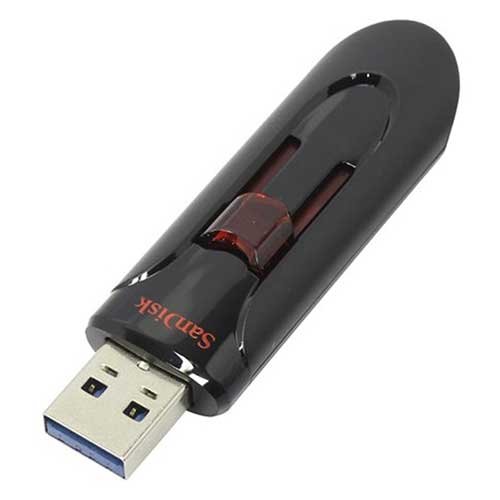 USB Flash 3.0 128Gb SanDisk Cruzer Glide черная