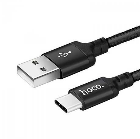 Кабель USB A - USB Type-C (1 м) Hoco. X14 Black