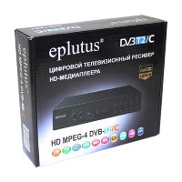 Eplutus DVB-165T приставка DVB-T2/C с дисплеем + кабель 3RCA, Wi-Fi