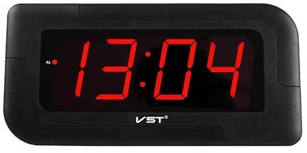 Часы электронные VST 739-1 красные