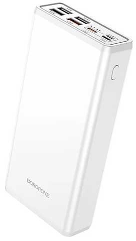 Power bank Borofone BJ11 White (30000 mAh) 4 USB, PD 20W