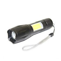 Ручной фонарь аккумуляторный  H-873 + COB (microUSB)