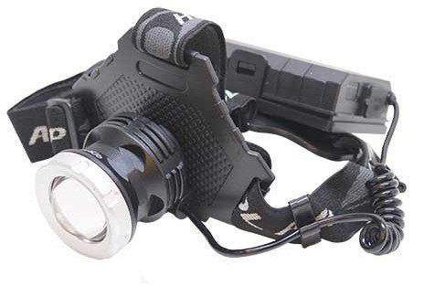 Налобный фонарь аккумуляторный HT-839-P90 (белый/теплый свет) (3*18650)