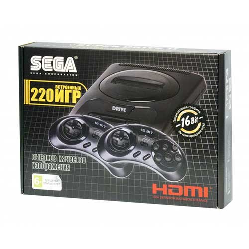 Sega Drive 2 Classic (220 игр, HDMI)