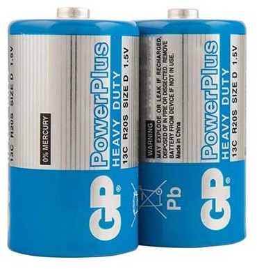 R20 GP Power Plus батарейка