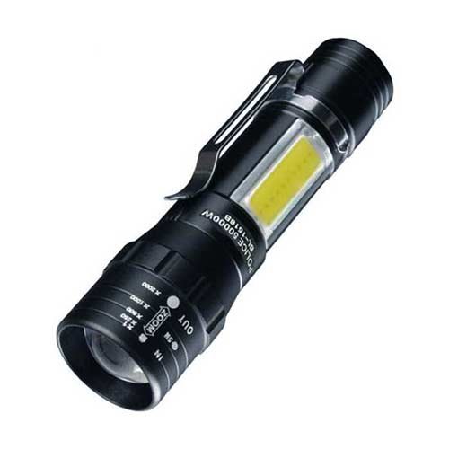 Ручной фонарь аккумуляторный BL-1516B microUSB + COB